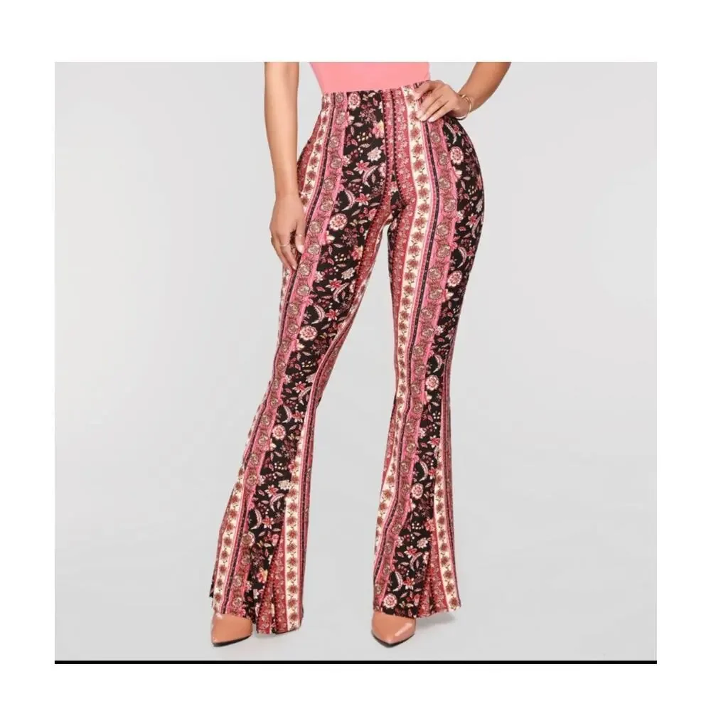 Fashion Nova Desert Dreamer Flare Pant Size Medium